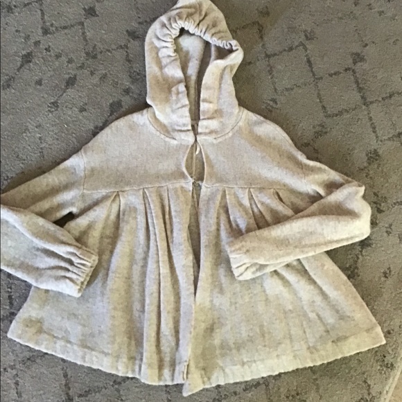 Cutest hooded Free People sweater - Picture 1 of 4